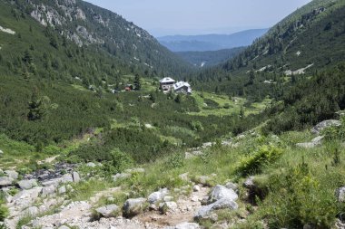 Amazing Summer landscape of Rila Mountain near Malyovitsa peak, Bulgaria clipart