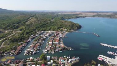 Bulgaristan 'ın Musala zirvesi yakınlarındaki Rila Dağı' nın şaşırtıcı hava kışı manzarası