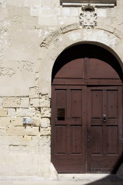İtalya 'nın Apulia Bölgesi' ndeki Eski Lecce kasabasının muhteşem manzarası.
