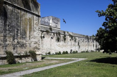 İtalya 'nın Apulia Bölgesi' ndeki Eski Lecce kasabasının muhteşem manzarası.