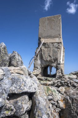 Bulgaristan 'ın Kalin zirvesi yakınlarındaki Rila Dağı' nın şaşırtıcı manzarası