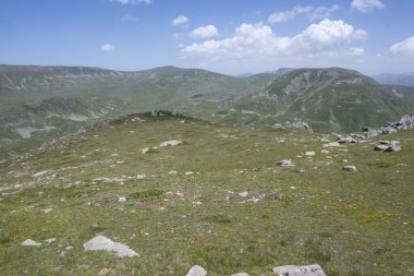 Amazing Panorama of Rila Mountain near Kalin peak, Bulgaria clipart