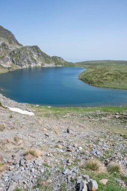 Bulgaristan 'ın Yedi Rila Gölü yakınlarındaki Rila Dağı' nın muhteşem manzarası