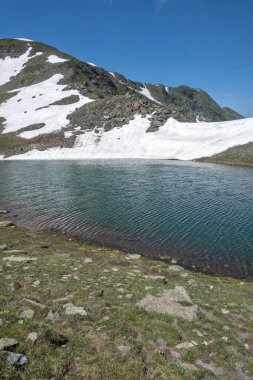 Bulgaristan 'ın Yedi Rila Gölü yakınlarındaki Rila Dağı' nın muhteşem manzarası