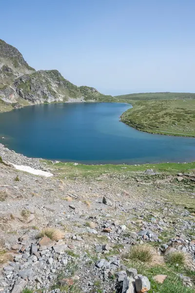 stock image Amazing view of Rila Mountain near The Seven Rila Lakes, Bulgaria