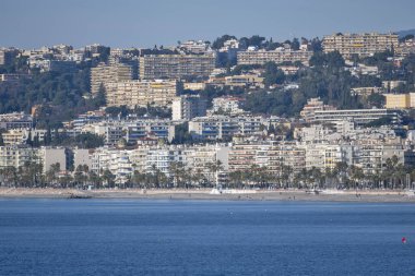 Nice, Provence Alpes-Cote d 'Azur, Fransa' nın Muhteşem Panoraması