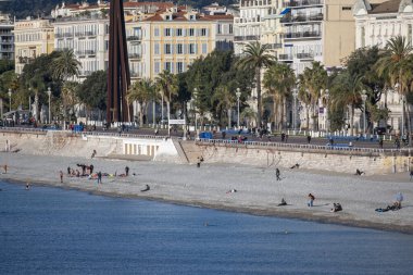 Nice, Provence Alpes-Cote d 'Azur, Fransa' nın Muhteşem Panoraması