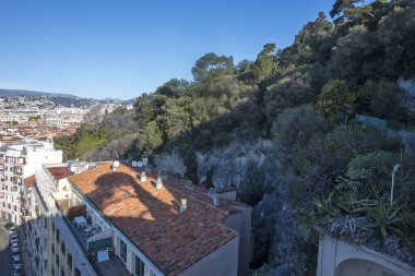 Nice, Provence Alpes-Cote d 'Azur, Fransa' nın Muhteşem Panoraması