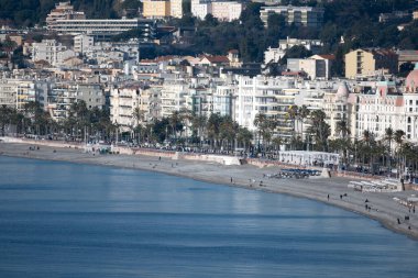 Nice, Provence Alpes-Cote d 'Azur, Fransa' nın Muhteşem Panoraması