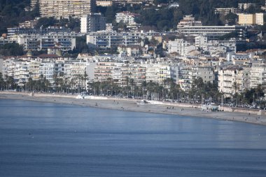 Nice, Provence Alpes-Cote d 'Azur, Fransa' nın Muhteşem Panoraması