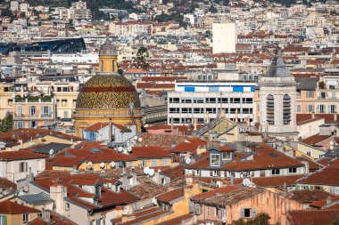 Nice, Provence Alpes-Cote d 'Azur, Fransa' nın Muhteşem Panoraması