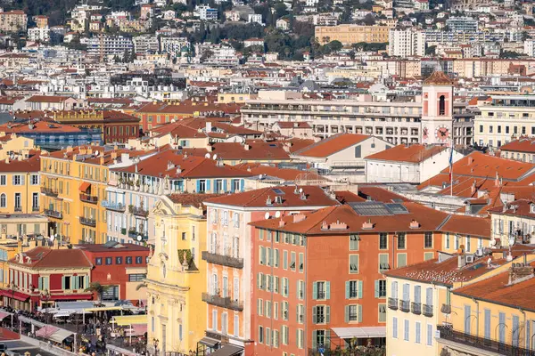 Nice, Provence Alpes-Cote d 'Azur, Fransa' nın Muhteşem Panoraması