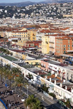 Nice, Provence Alpes-Cote d 'Azur, Fransa' nın Muhteşem Panoraması