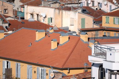 Nice, Provence Alpes-Cote d 'Azur, Fransa' nın Muhteşem Panoraması
