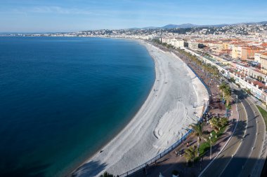 Nice, Provence Alpes-Cote d 'Azur, Fransa' nın Muhteşem Panoraması