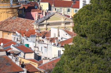 Nice, Provence Alpes-Cote d 'Azur, Fransa' nın Muhteşem Panoraması