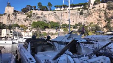 Monte CARLO, Monako - 27 Ocak 2024: Monte Carlo 'nun panoramik manzarası