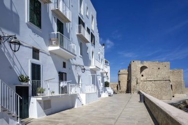 İtalya 'nın Apulia Bölgesi, Monopoli şehrinin muhteşem manzarası