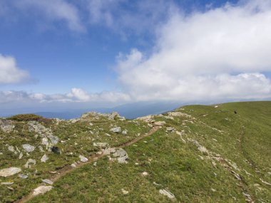 Yedi Rila Gölünün havadan görünüşü, Rila Dağı, Bulgaristan