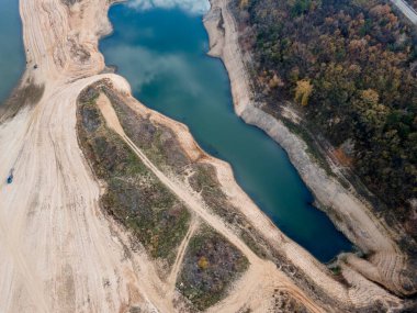 Pyasachnik (Kumtaşı) Reservoir, Sredna Gora Dağı, Filibe Bölgesi, Bulgaristan