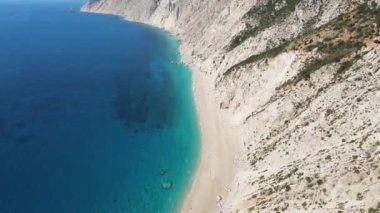Platia Ammos Plajı, Cephalonia, İyon Adaları, Yunanistan