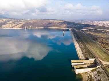 Bulgaristan 'ın Montana Bölgesi, Ogosta Baraj Havalimanı manzarası