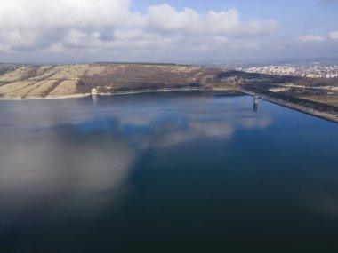 Bulgaristan 'ın Montana Bölgesi, Ogosta Baraj Havalimanı manzarası
