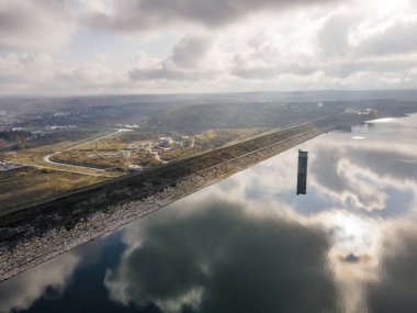Bulgaristan 'ın Montana Bölgesi, Ogosta Baraj Havalimanı manzarası