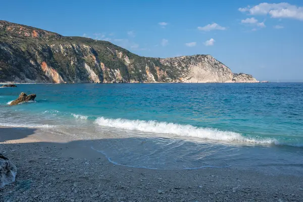 stock image Amazing view of Petani Beach, Cephalonia, Ionian Islands, Greece