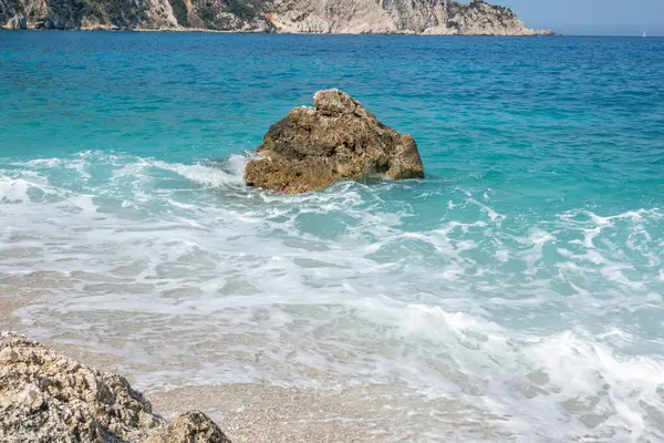 stock image Amazing view of Petani Beach, Cephalonia, Ionian Islands, Greece