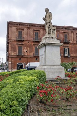 BARI, İtalya - 16 Mayıs 2024: Bari, Apulia Bölgesi, İtalya 'nın Eski Kasabası' nın inanılmaz manzarası