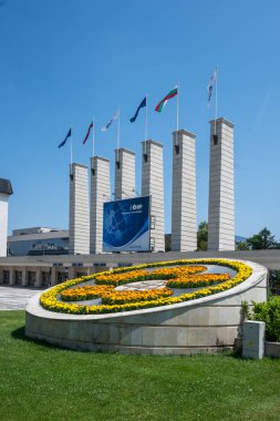 PLOVDIV, BULGARIA - 6 Temmuz 2023: Bulgaristan 'ın Filibe kentinin şaşırtıcı Panoramik görünümü