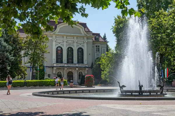 stock image PLOVDIV, BULGARIA - JULY 6, 2023: Amazing Panoramic view of center of city of Plovdiv, Bulgaria