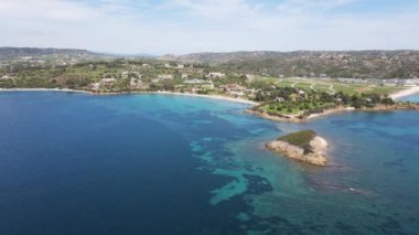 Kastri Sahili yakınlarındaki Sithonia kıyı şeridi, Chalkidiki, Orta Makedonya, Yunanistan