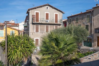 Panorama of The old town of Antibes, Provence Alpes-Cote d'Azur, France clipart