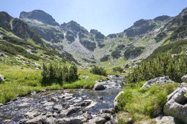 Amazing Summer landscape of Rila Mountain near Malyovitsa peak, Bulgaria