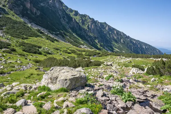 stock image Amazing Summer landscape of Rila Mountain near Malyovitsa peak, Bulgaria