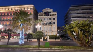 Güzel, FRANCE - 30 Ocak 2024: Nice, Provence Alpes-Cote d 'Azur, Fransa' nın panoramik manzarası