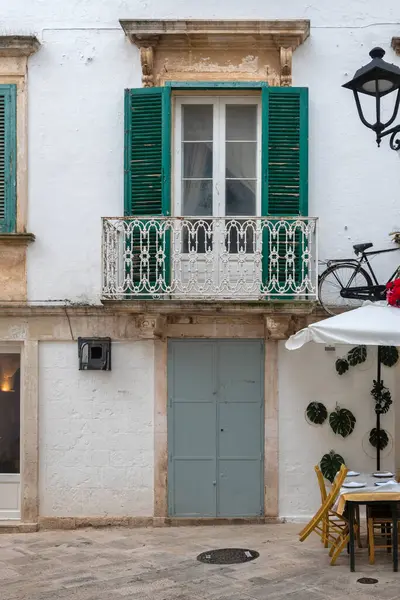 stock image Panorama of The Old town of Locorotondo, Apulia Region, Italy