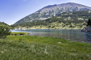 Bulgaristan 'ın Banderitsa Gölü çevresindeki Pirin Dağı' nın şaşırtıcı yaz manzarası