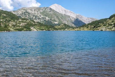 Amazing Summer view of Pirin Mountain around Fish Banderitsa Lake, Bulgaria clipart