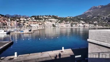 MENTON, FRANCE - 27 HAZİRAN 2024: Menton, Provence Alpes-Cote d 'Azur, Fransa
