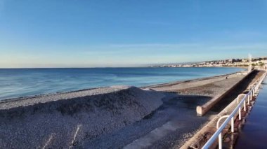 Nice, Provence Alpes-Cote d 'Azur, Fransa' nın panoramik manzarası