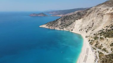 Myrtos Sahili, Cephalonia, İyon Adaları, Yunanistan