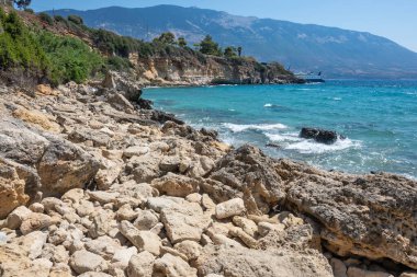 Pessada Sahili, Cephalonia, İyon Adaları, Yunanistan