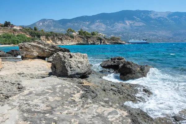 stock image Amazing view of Pessada Beach, Cephalonia, Ionian Islands, Greece