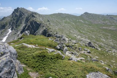 Amazing Summer Landscape of Rila Mountain near Kalin peaks, Bulgaria clipart