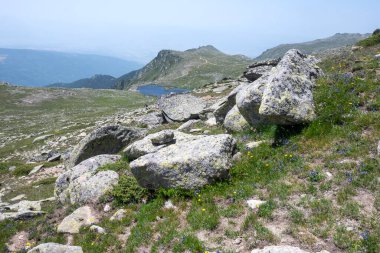 Amazing Summer Landscape of Rila Mountain near Kalin peaks, Bulgaria clipart