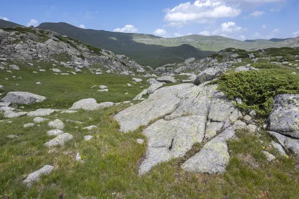 Bulgaristan 'ın Kalin tepeleri yakınlarındaki Rila Dağı' nın İnanılmaz Yaz Manzarası