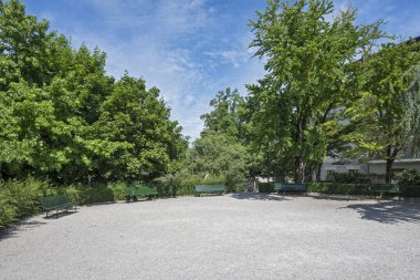 Eski şehir Lozan 'ın Panoraması, Vaud Kantonu, İsviçre